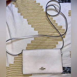 Coach White Crossbody